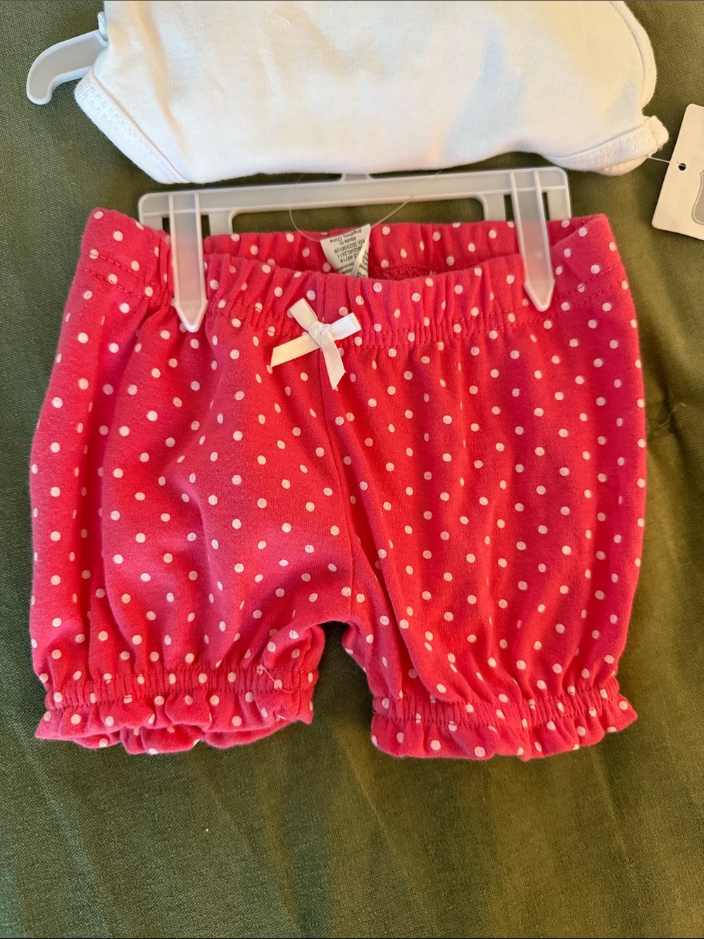 Hudson Baby White & Pink "Life is Sweeter with You" One-Piece Set with shoes! - Picture 4 of 5